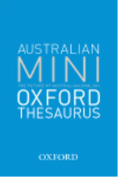 AUSTRALIAN OXFORD MINI THESAURUS