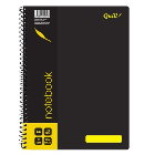 QUILL NOTEBOOK 70GSM A4 120 PAGES BLACK