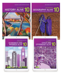 JACARANDA HUMANITIES ALIVE 10 VICTORIAN CURRICULUM LEARNON TEXTBOOK PACK 2E (HISTORY, GEOGRAPHY, CIVICS & CITIZENSHIP + ECONOMICS & BUSINESS)
