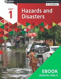 GEOGRAPHY VCE UNITS 1&2: HAZARDS AND DISASTERS UNIT 1 (GTAV) EBOOK 3E (No printing or refunds. Check product description before purchasing) (eBook only)