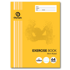 64 PAGE EXERCISE BOOK 225 x 175MM 8MM RULED