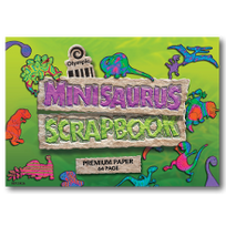 64 PAGE MINISAURUS SCRAPBOOK 168 x 240 90GMS