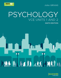 JACARANDA PSYCHOLOGY VCE UNITS 1&2 LEARNON + PRINT 9E