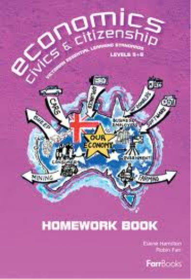 ECONOMICS, CIVICS & CITIZENSHIP VELS 5&6 HOMEWORK BOOK