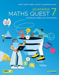 JACARANDA MATHS QUEST 7 AUSTRALIAN CURRICULUM PRINT & LEARNON 5E