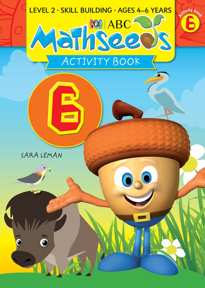 ABC MATHSEEDS ACTIVITY BOOK 6 LEVEL 2 AGES 4-6