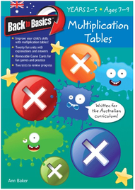 BLAKE'S BACK TO BASICS: MULTIPLICATION TABLES BOOK 1 YEARS 2-3