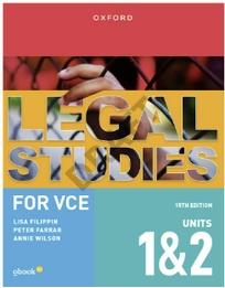 OXFORD LEGAL STUDIES FOR VCE UNITS 1&2 ACCESS & JUSTICE STUDENT BOOK + OBOOK ASSESS 15E