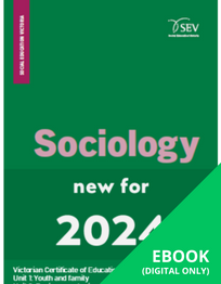 SOCIOLOGY VCE UNITS 1 AND 2 2E STUDENT EBOOK (No printing or refunds. Check product description before purchasing) (eBook Only)