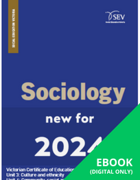 SOCIOLOGY VCE UNITS 3 AND 4 2E STUDENT EBOOK (No printing or refunds. Check product description before purchasing) (eBook Only)