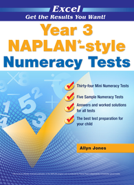 EXCEL NAPLAN STYLE NUMERACY TESTS YEAR 3