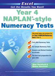 EXCEL NAPLAN STYLE NUMERACY TESTS YEAR 4