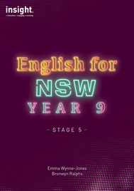 INSIGHT ENGLISH FOR NSW YEAR 9 STAGE 5 STUDENT WORKBOOK