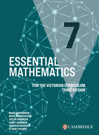 CAMBRIDGE ESSENTIAL MATHEMATICS FOR THE VICTORIAN CURRICULUM YEAR 7 TEXTBOOK + EBOOK 3E