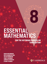 CAMBRIDGE ESSENTIAL MATHEMATICS FOR THE VICTORIAN CURRICULUM YEAR 8 TEXTBOOK + EBOOK 3E