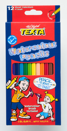 12 TEXTA WATERCOLOUR PENCILS