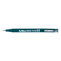 FINELINER ARTLINE BLACK DRAWING SYSTEM 0.8MM