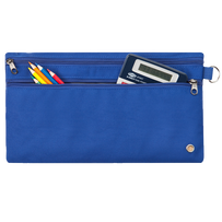 HARLEQUIN PENCIL CASE LARGE 2 ZIP 33.5x19cm