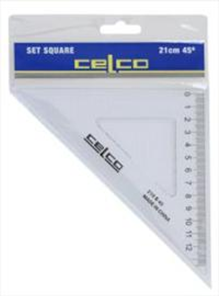 SET SQUARE 21CM 45 DEGREES