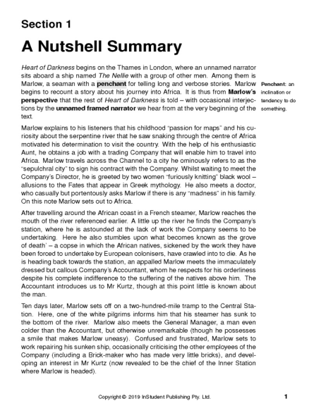 heart of darkness analysis