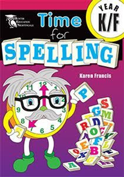 TIME FOR SPELLING BOOK K/F