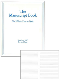 MUSIC MANUSCRIPT BOOK NO. 9 STAVE 26 PAGES