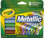 CRAYOLA METALLIC MARKERS BOX 8