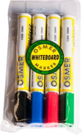 BULLET POINT WHITEBOARD MARKERS 4 COLOUR WALLET