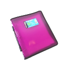 3 'O' RING BINDER A4 25MM WITH ZIPPER WITH HANDLE (BLACK)