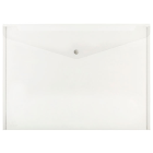 DOCUMENT WALLET CLEAR A3 PVC WITH CLIP