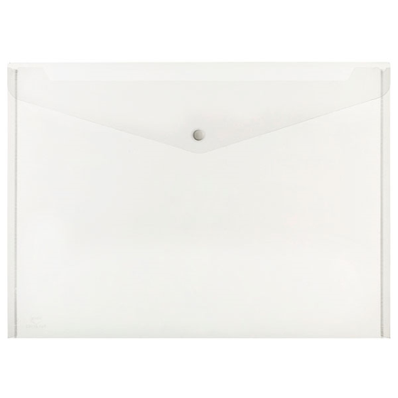 DOCUMENT WALLET CLEAR A3 PVC WITH CLIP
