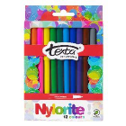 TEXTA NYLORITE COLOURING PENS 12