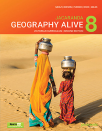 JACARANDA GEOGRAPHY ALIVE 8 VICTORIAN CURRICULUM LEARNON & PRINT 2E