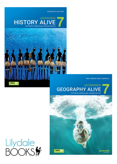 JACARANDA GEOGRAPHY ALIVE 7 & HISTORY ALIVE 7 VICTORIAN CURRICULUM 2E VALUE PACK