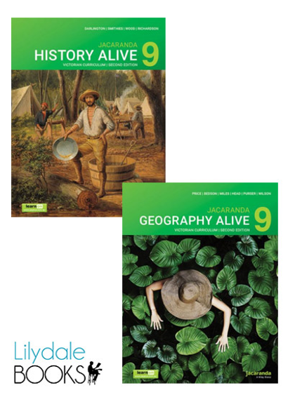 JACARANDA GEOGRAPHY ALIVE 9 & HISTORY ALIVE 9 VICTORIAN CURRICULUM 2E VALUE PACK