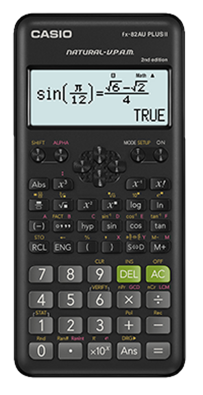 CASIO FX82AU PLUS II SCIENTIFIC CALCULATOR 2ND EDITION