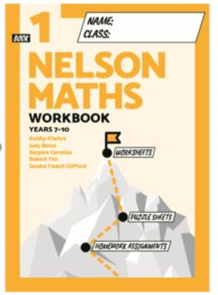 NELSON MATHS BOOK 1 STUDENT WORKBOOK