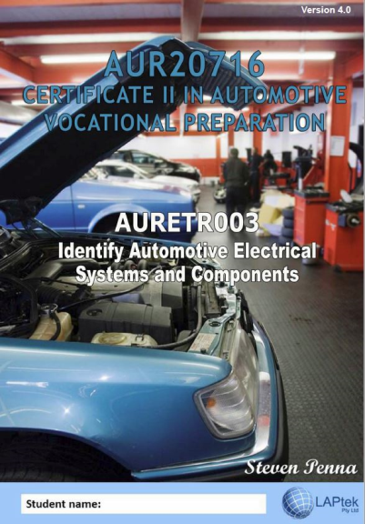 CERT II IN AUTOMOTIVE VOCATIONAL PREPARATION: IDENTIFY AUTOMOTIVE ELECTRICAL SYSTEMS & COMPONENTS EBOOK (Restrictions apply to eBook, read product description) (eBook only)