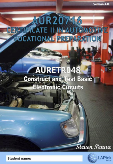 CERT II IN AUTOMOTIVE VOCATIONAL PREPARATION: CONSTRUCT & TEST BASIC ELECTRONIC CIRCUITS EBOOK (Restrictions apply to eBook, read product description) (eBook only)