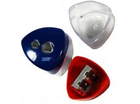 SHARPENER DOUBLE METAL WITH BARREL