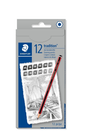 STAEDTLER 110 TRADITION GRAPHITE PENCILS 9 DEGREES BOX OF 12