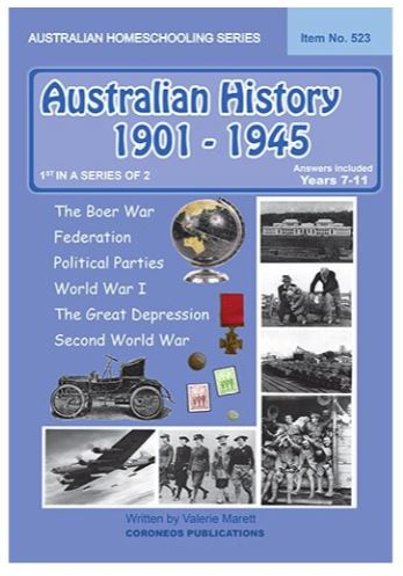 AUSTRALIAN HISTORY 1901 - 1945