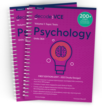 DECODE VCE PSYCHOLOGY UNITS 3&4 1E VOLUME 2 (TRIAL EXAMINATIONS)