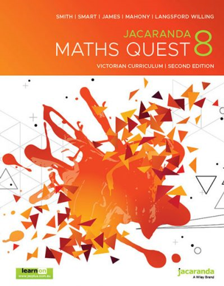 JACARANDA MATHS QUEST 8 VICTORIAN CURRICULUM PRINT & LEARNON 2E