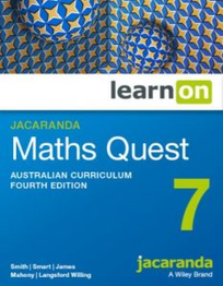 JACARANDA MATHS QUEST 7 AUSTRALIAN CURRICULUM LEARNON EBOOK 4E