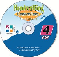 HANDWRITING CONVENTIONS QLD BOOK 4 CD-ROM