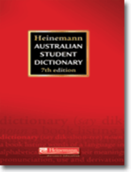 HEINEMANN AUSTRALIAN STUDENT DICTIONARY