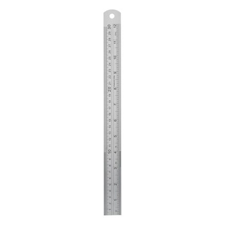 RULER METAL 30CM