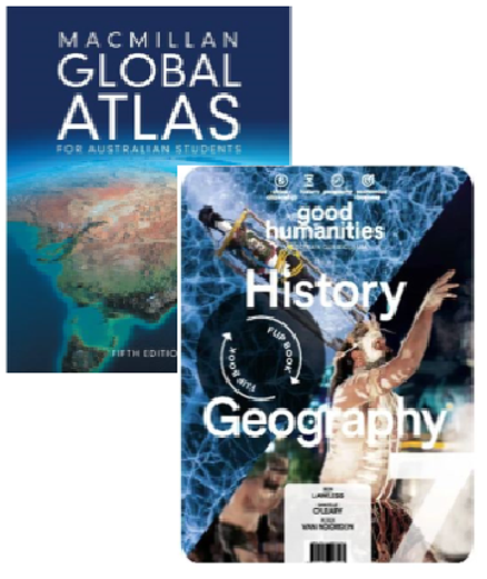 GOOD HUMANITIES 7 STUDENT BOOK + MACMILLAN GLOBAL ATLAS BUNDLE 5E