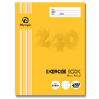 240 PAGE EXERCISE BOOK 225 x 175MM 8MM RULED